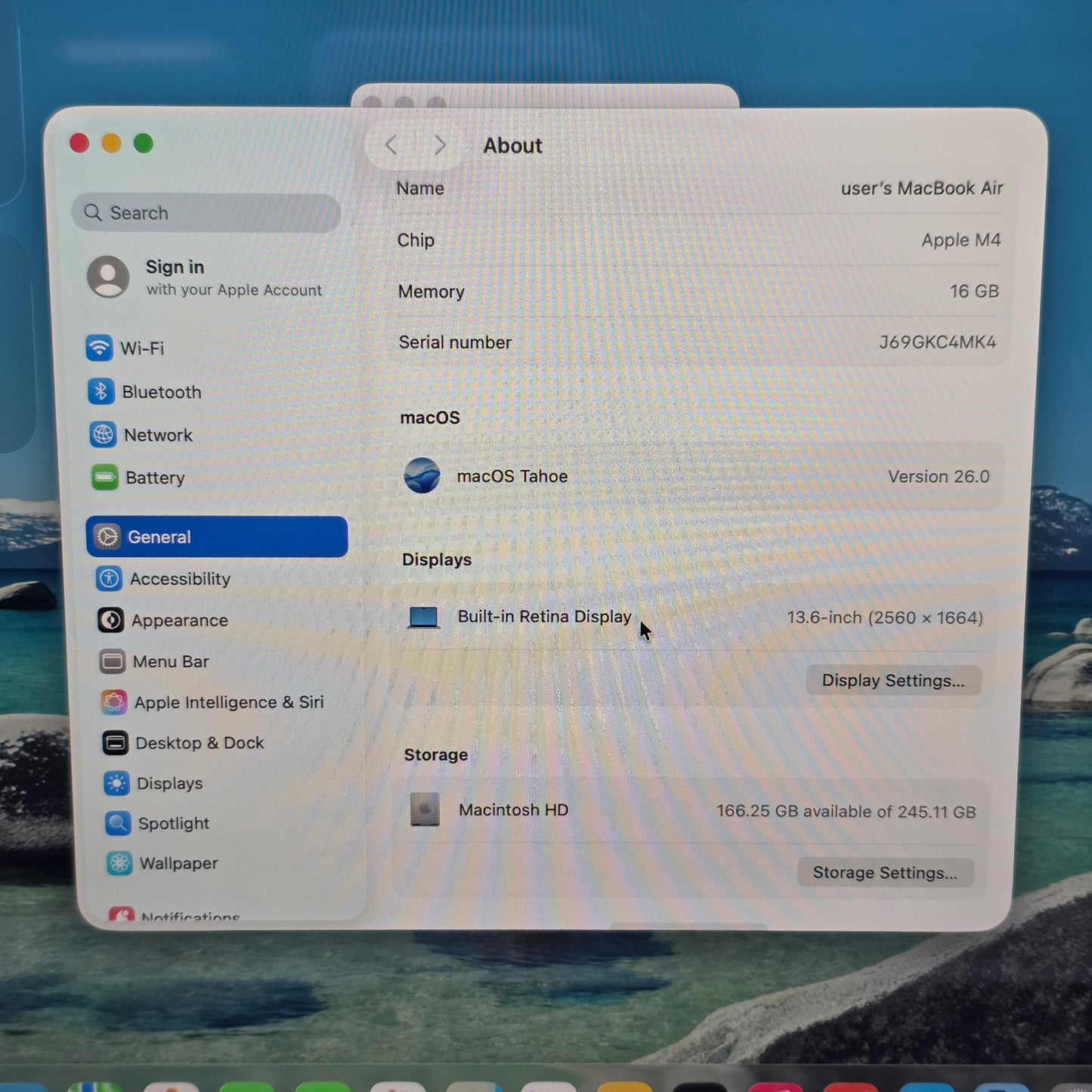 2025 Apple MacBook Air 13.6" M4 10C GPU 4.5GHz 16GB RAM 256GB SSD MW0W3LL/A
