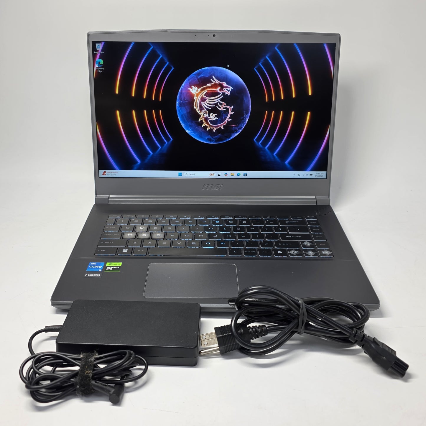 MSI Thin 15 B13VE 15.6" i5-13420H 2.1GHz 16GB RAM 512GB SSD GeForce RTX 4050