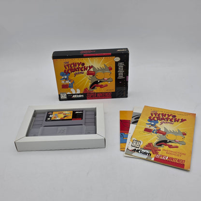 The Itchy and Scratchy Game (Super Nintendo SNES, 1995)
