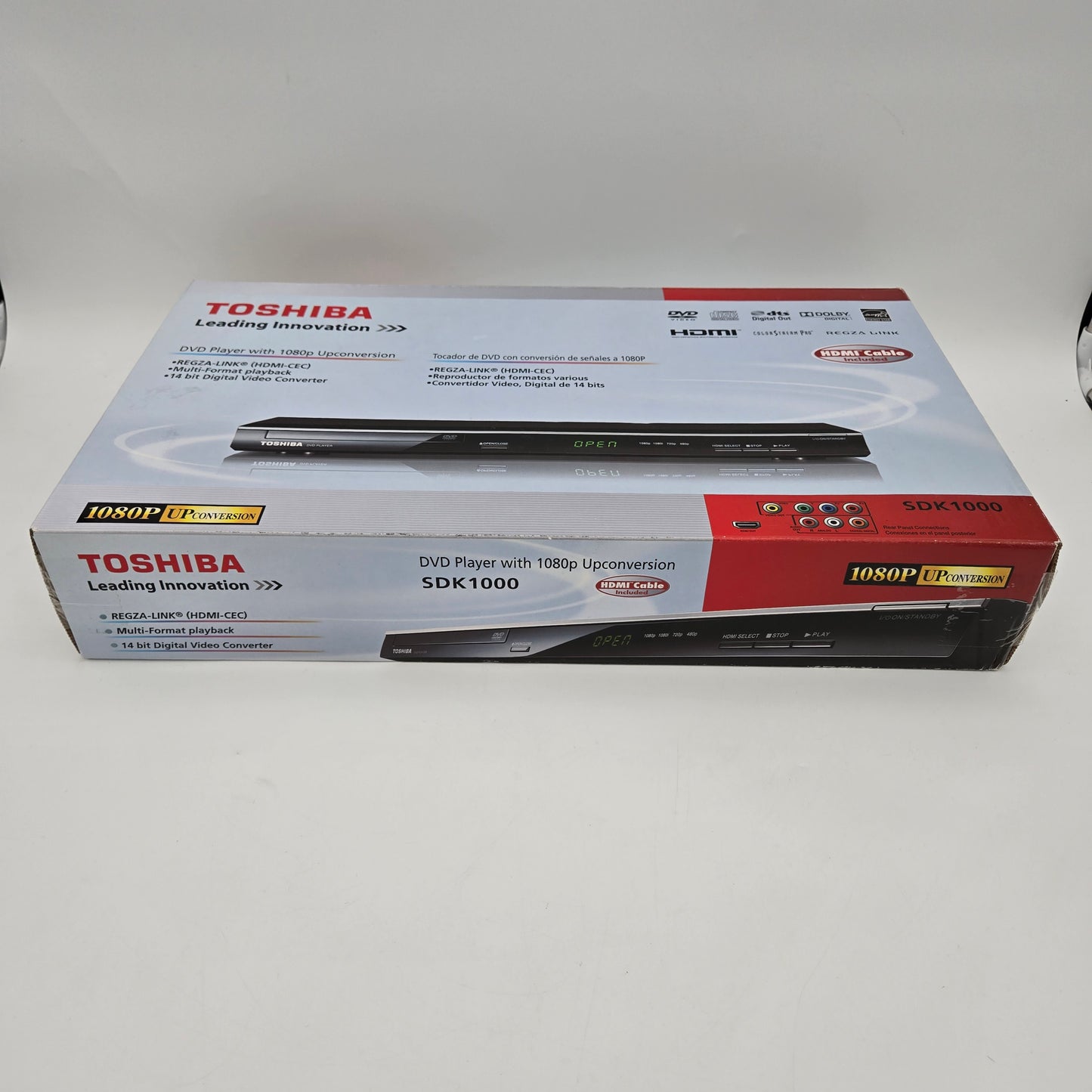 New Toshiba DVD Player SDK1000KU With 1080p Conversion