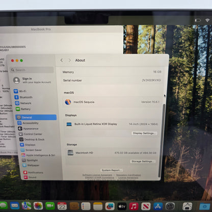 2024 Apple MacBook Pro 14" M4 10C GPU 4.5GHz 16GB RAM 512GB SSD MW2U3LL/A