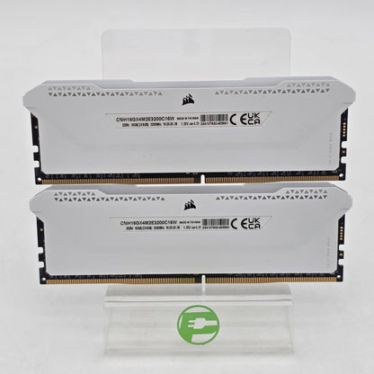 Corsair Vengeance RGB Pro SL 16GB (2x8GB) RAM DDR4 3200MHz CMH16GX4M2E3200C16W