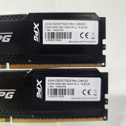 XPG XPG 32GB (2x16GB) RAM DDR4 3200MHz AX4U3200732G16A