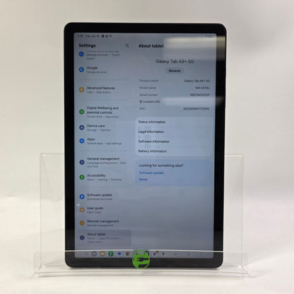 Factory Unlocked Samsung Galaxy Tab A9 Plus 8.7" 64GB Black SM-X218U