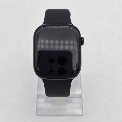 Unlocked Apple Watch Series 10 46MM Black Aluminum Black Sport Band MWY43LW/A