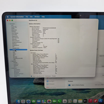 2025 Apple MacBook Air 13.6" M4 8C GPU 4.5GHz 16GB RAM 256GB SSD MC6T4LL/A