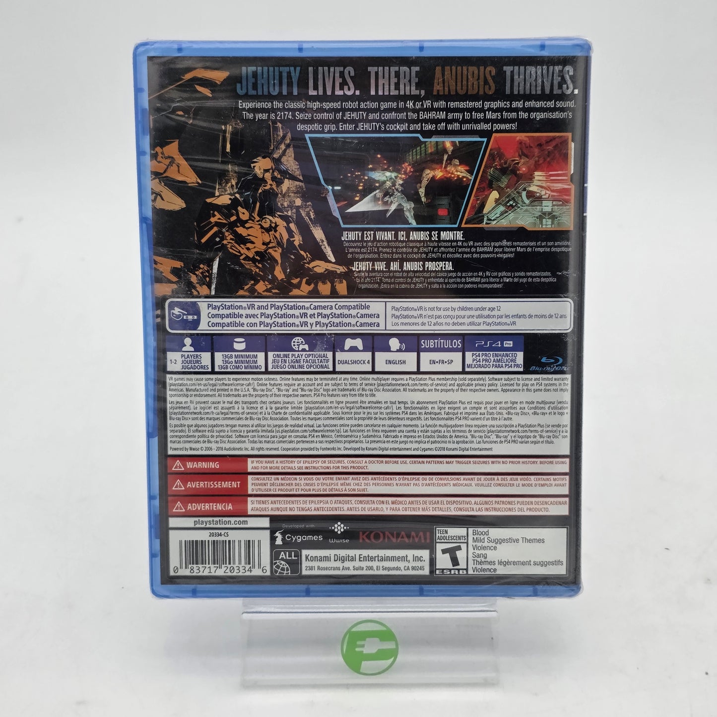 New Zone of the Enders 2nd Runner Mars (Sony PlayStation 4 PS4, 2018)