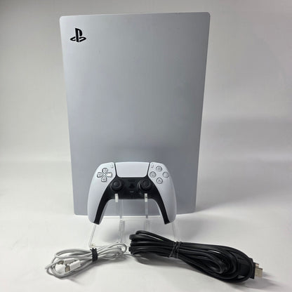 Sony PlayStation 5 Digital PS5 825GB White Console Gaming System Only CFI-1115B
