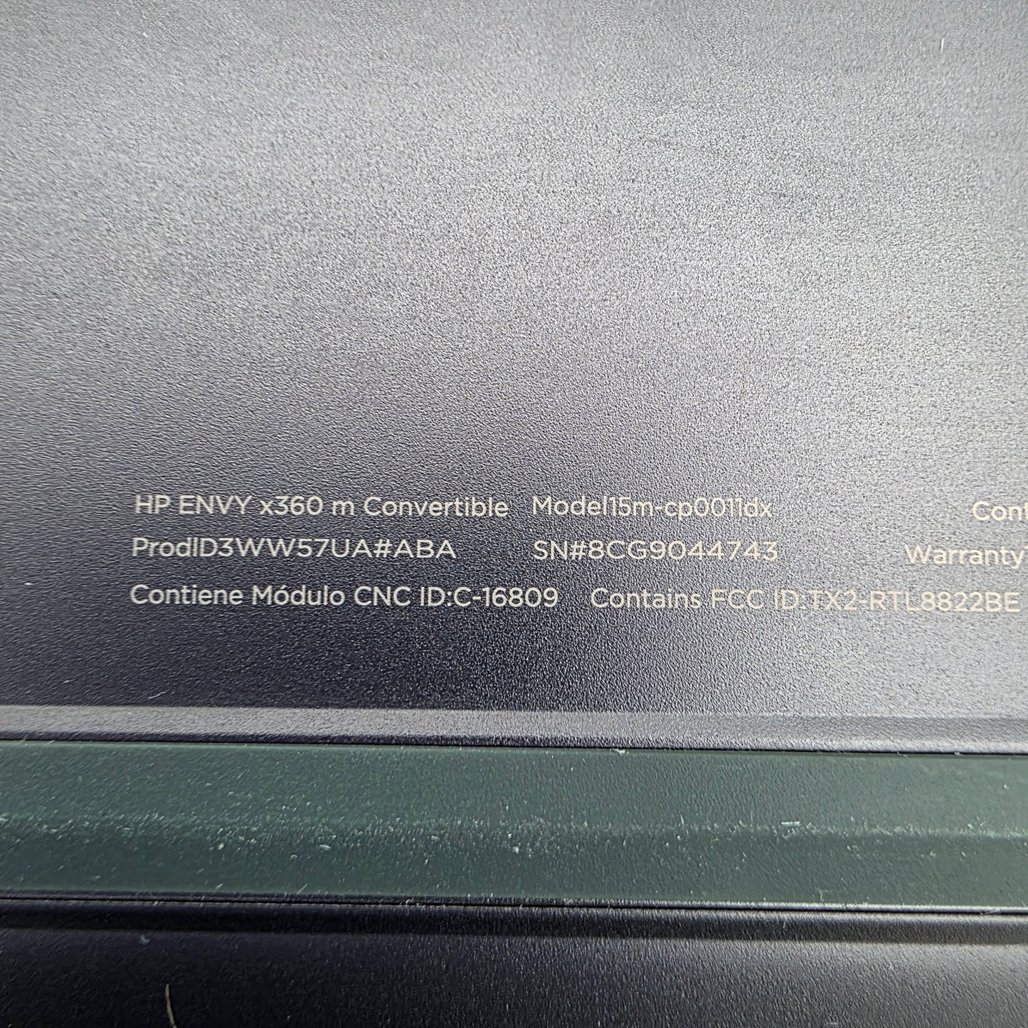HP Envy x360 15M-CP0011DX 15.6" Ryzen 5 2500U 2.0GHz 8GB RAM 256GB SSD