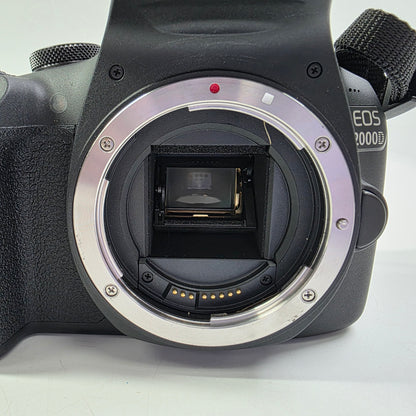 Canon EOS 2000D 24.1MP Digital SLR DSLR Camera