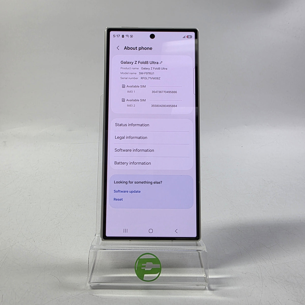 Factory Unlocked Samsung Galaxy Z Fold8 Ultra 12GB RAM 512GB SM-F976U1 Cream