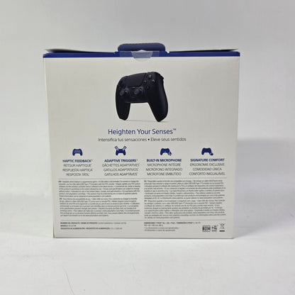 New Sony PlayStation 5 PS5 DualSense Wireless Controller Midnight Black 