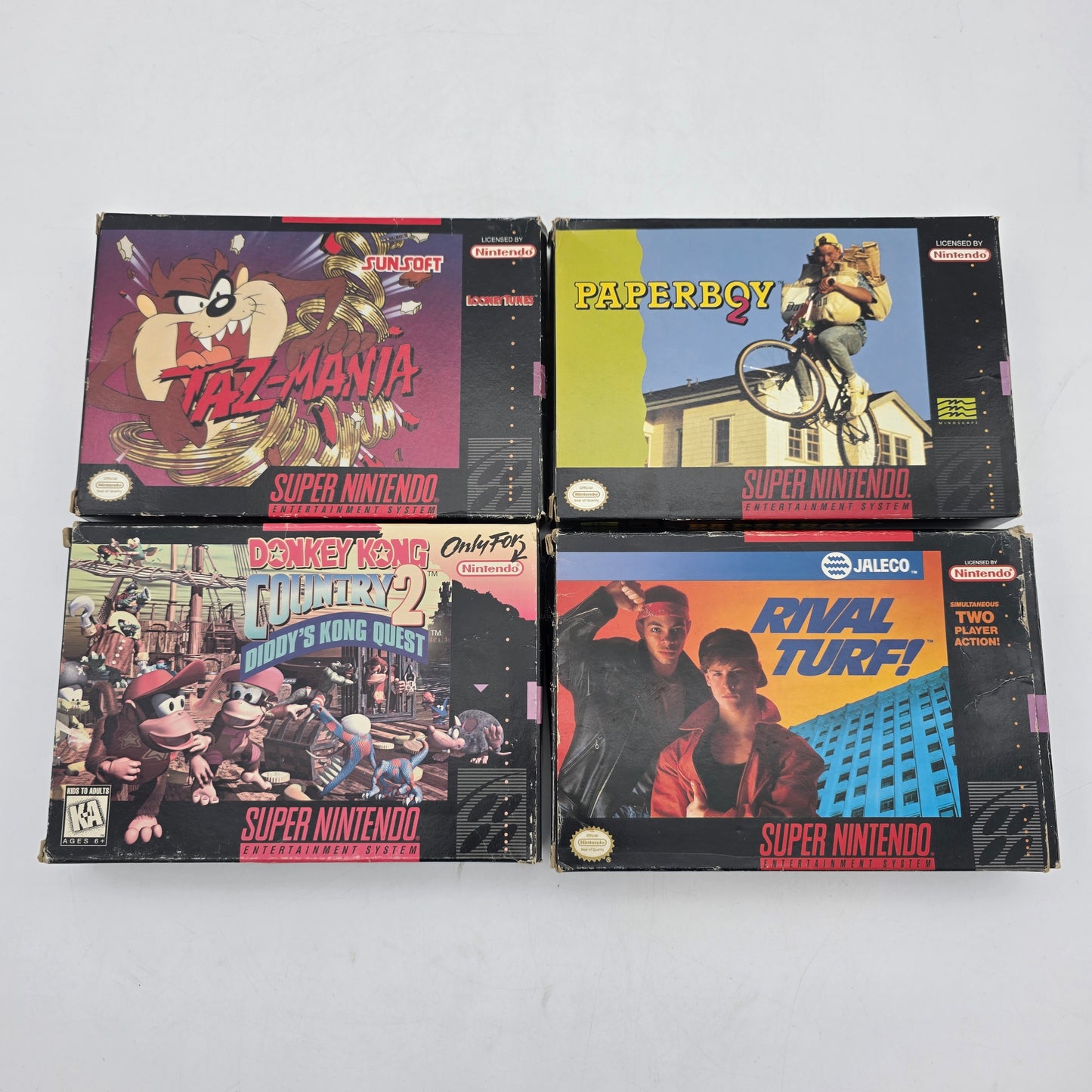 Lot of 4 Super Nintendo SNES Games
