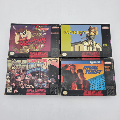 Lot of 4 Super Nintendo SNES Games