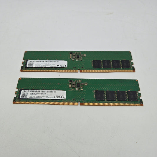 Micron  32GB (2x16GB) RAM DDR5 4800MHz mtc8c1084s1sc56bd1