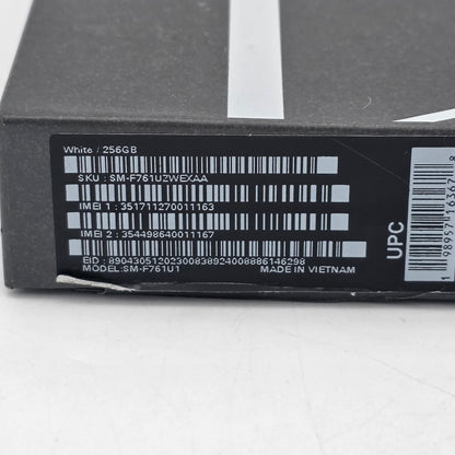 Factory Unlocked Samsung Galaxy Z Flip7 FE 8GB RAM 256GB SM-F761U1 White