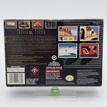 Prince of Persia 2 (Super Nintendo SNES, 1996)