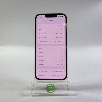 Factory Unlocked Apple iPhone 13 Pro 512GB Gold MLRD3LL/A