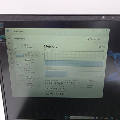 HP Victus 15-FB3093DX 15.6" Ryzen 7 7445HS 3.2GHz 16GB RAM 512GB SSD RTX 4050