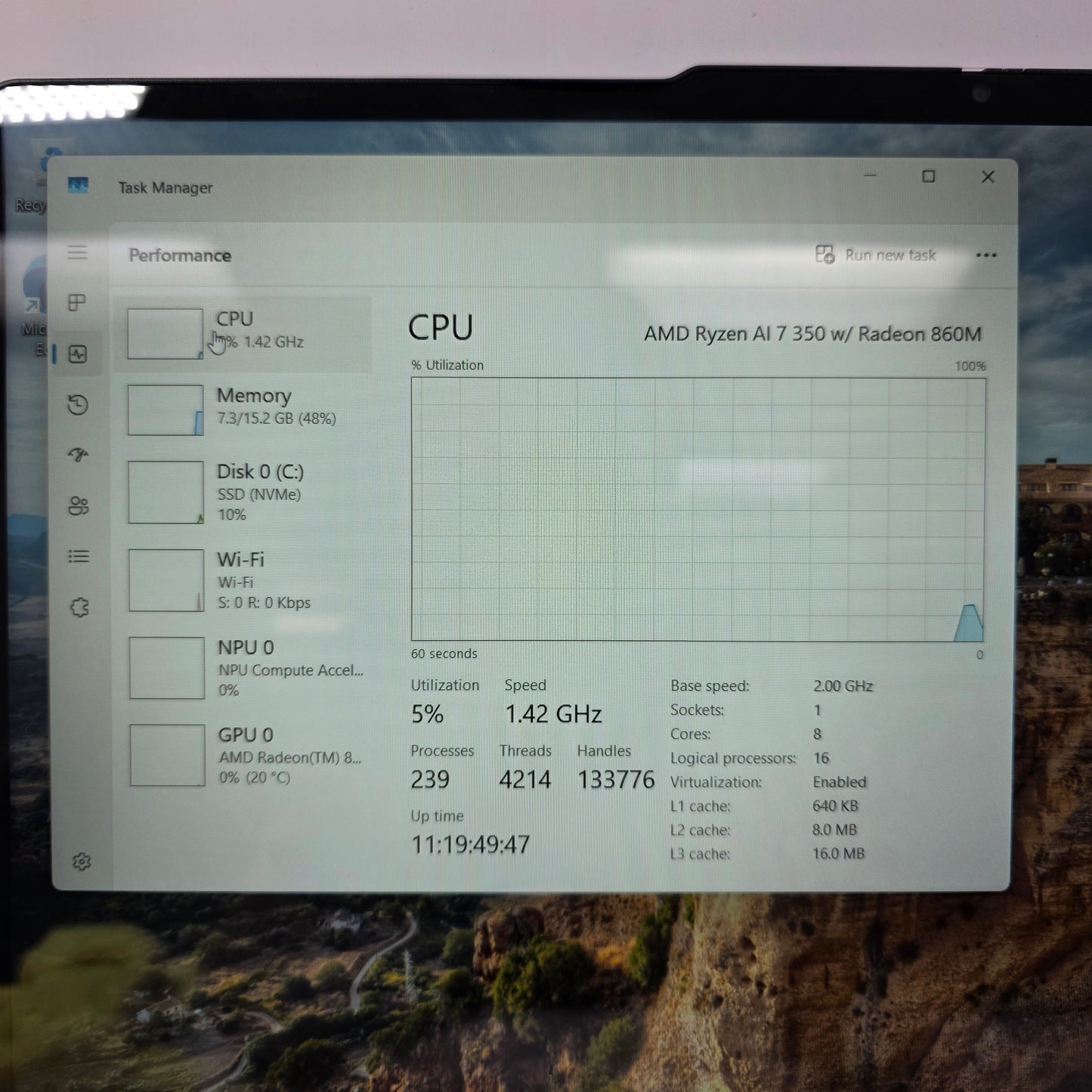 Lenovo Yoga 7 2-in-1 16AKP10 16" ryzen 7 3500 3.6GHz 16GB RAM 1TB SSD