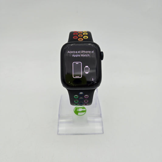 Unlocked Apple Watch Series 8 41MM Black Aluminum A2772
