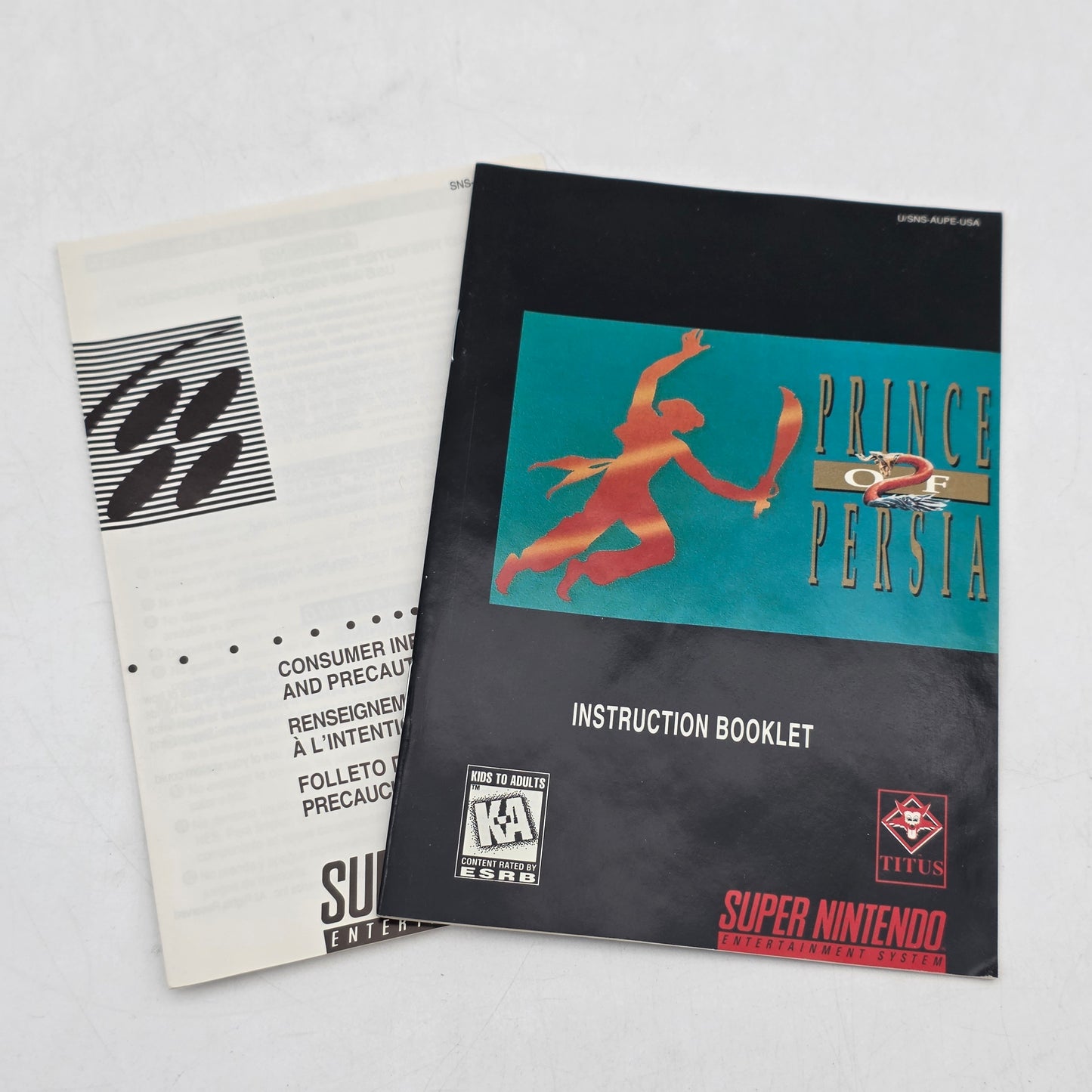 Prince of Persia 2 (Super Nintendo SNES, 1996)