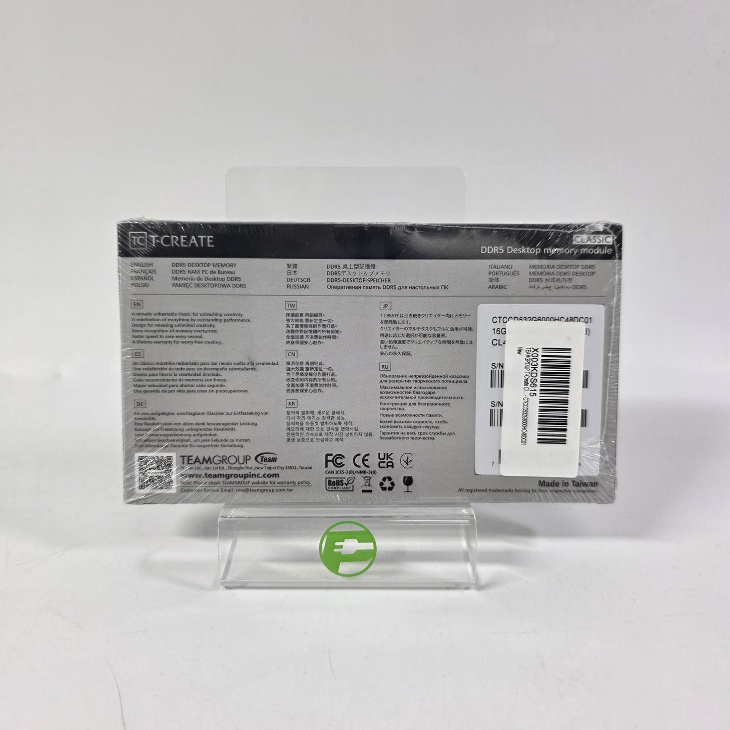 New TeamGroup T-CREATE 32GB (2x16GB) RAM DDR5 6000MHz X003KDS615