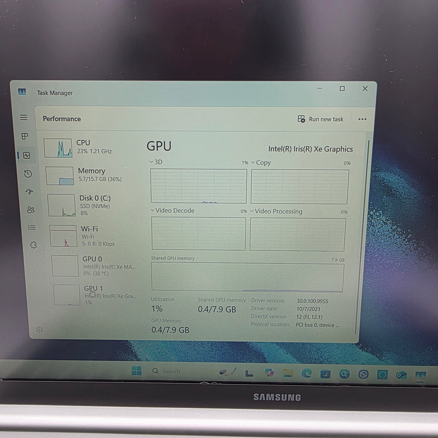 Samsung Galaxy Book NP750TDA 16" i7-1165G7 2.8GHz 16GB RAM 512GB SSD