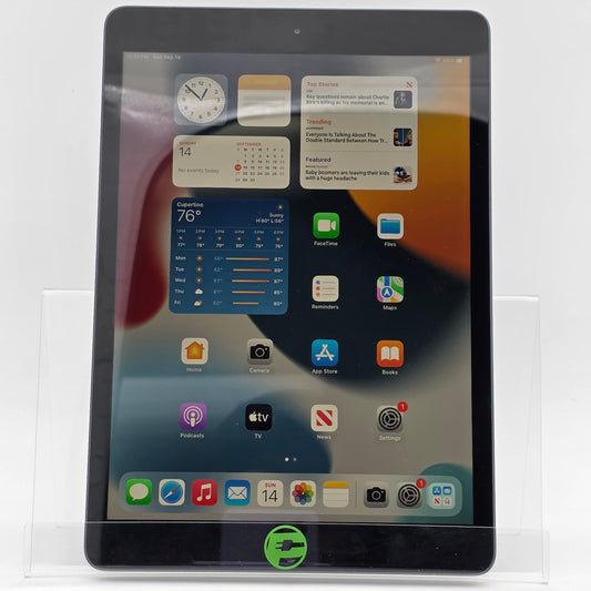 WiFi Only Apple iPad 8th Gen 128GB 18.6.2 Space gray MYLD2LL/A Engraved