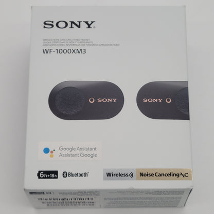 Sony WF-1000XM3 Wireless Noise Canceling In-Ear Headphones Black/Gold