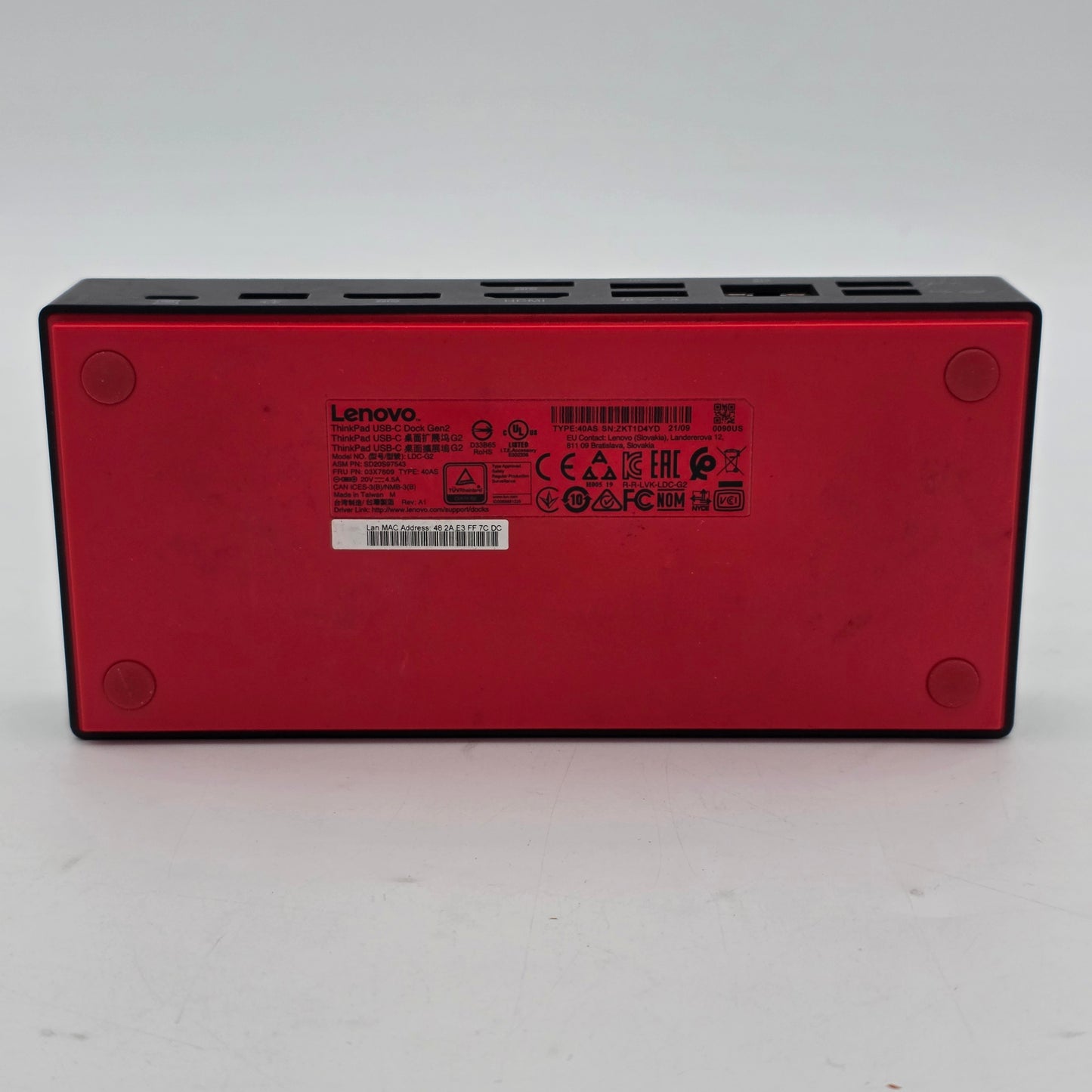 Lenovo ThinkPad Dock Gen 2 Computer Docking Station LDC-G2