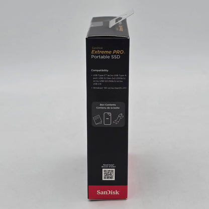 New SanDisk Portable EXTREME PRO PORTABLE SSD 4TB USB-C SSD SDSSDE81-4T00