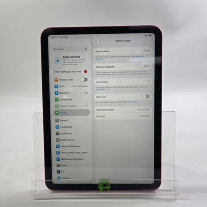 WiFi Only Apple iPad 11" (A16) 128GB Pink MD7J4LL/A