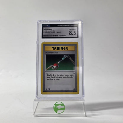 Pokémon TCG Base Set Maintenance 83/102 Regular English CGC 8.5