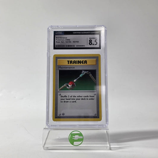Pokémon TCG Base Set Maintenance 83/102 Regular English CGC 8.5