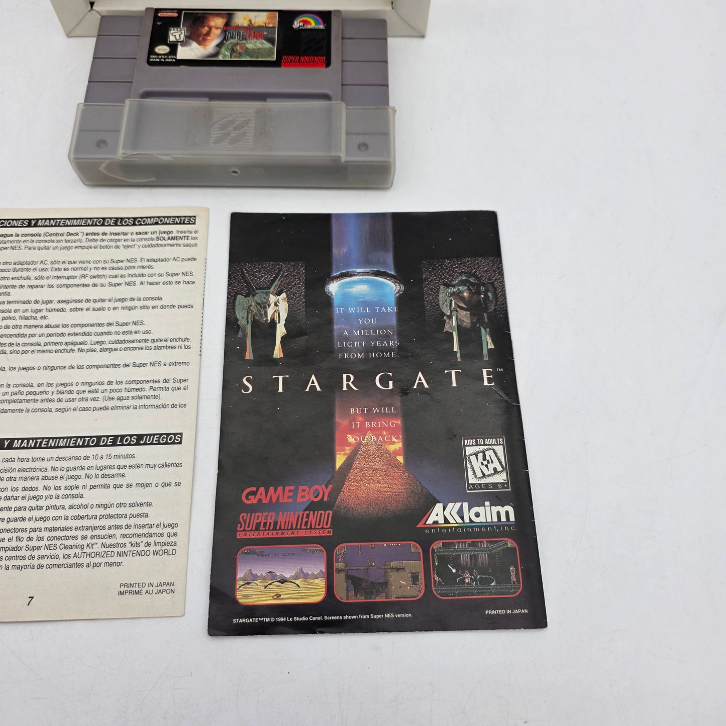 True Lies (Super Nintendo SNES, 1995)