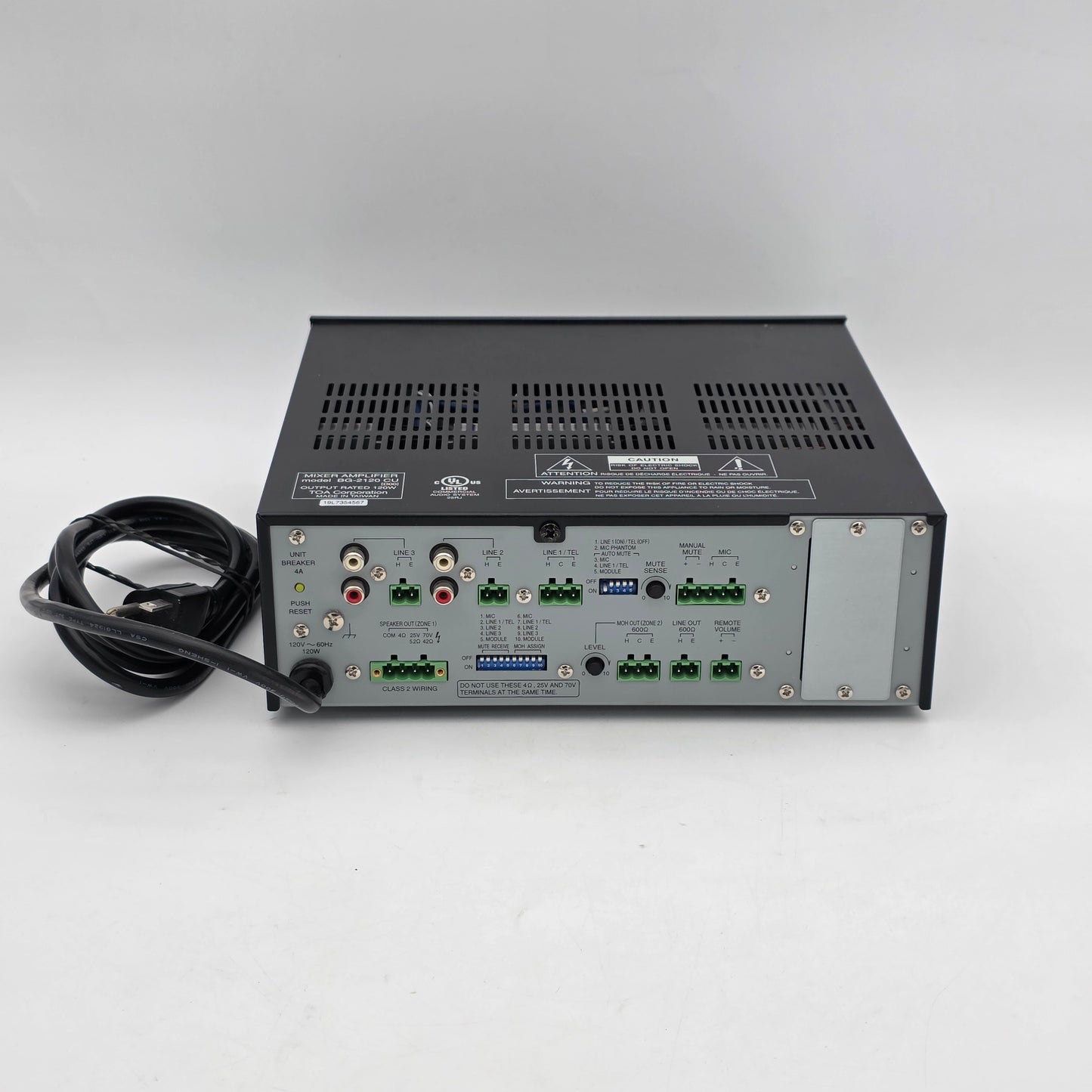 TOA Mixer Amplifier 5-Channel BG-2120