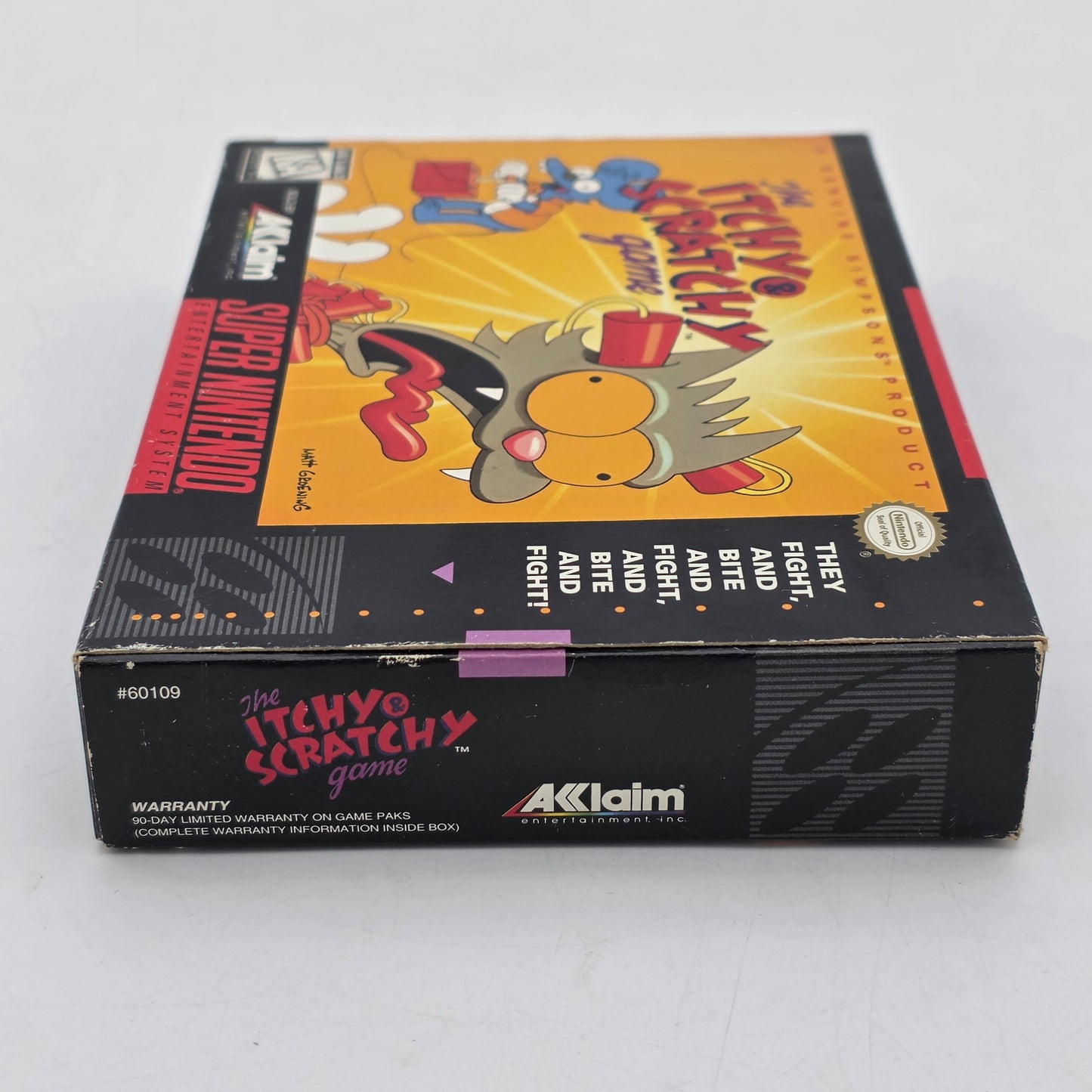 The Itchy and Scratchy Game (Super Nintendo SNES, 1995)