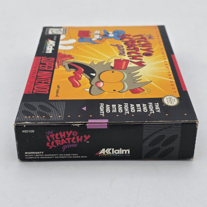 The Itchy and Scratchy Game (Super Nintendo SNES, 1995)