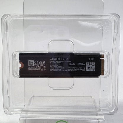 Micron 2280mm Crucial 4TB M.2 NVMe Gen 5.0 x 4 SSD T710