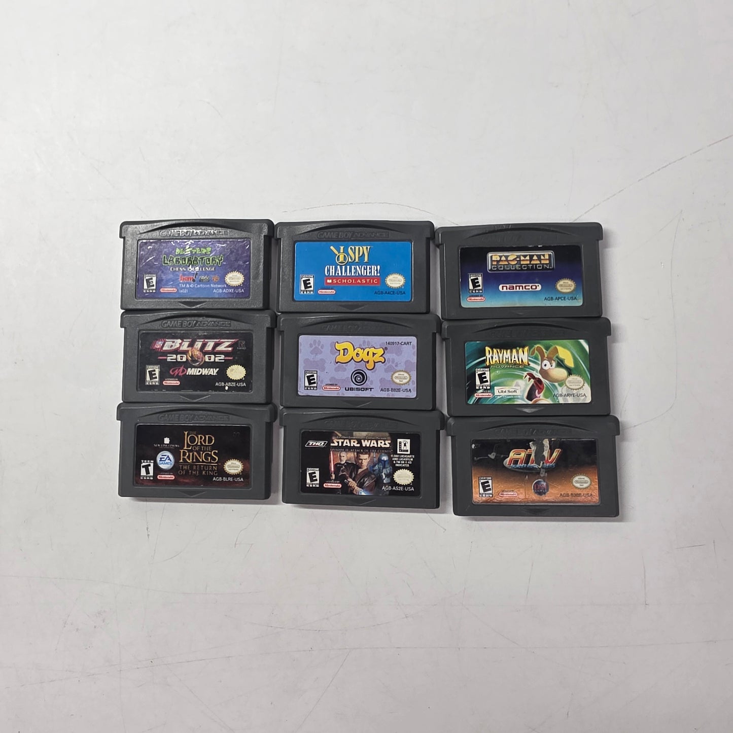 Lot of 9 Nintendo Game Boy Advance Games