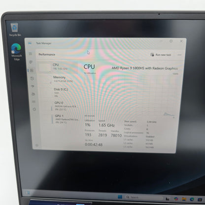 Asus ROG Zephyrus G15 GA503Q Ryzen 9 5900HS 16GB RAM 1TB SSD GeForce RTX 3070