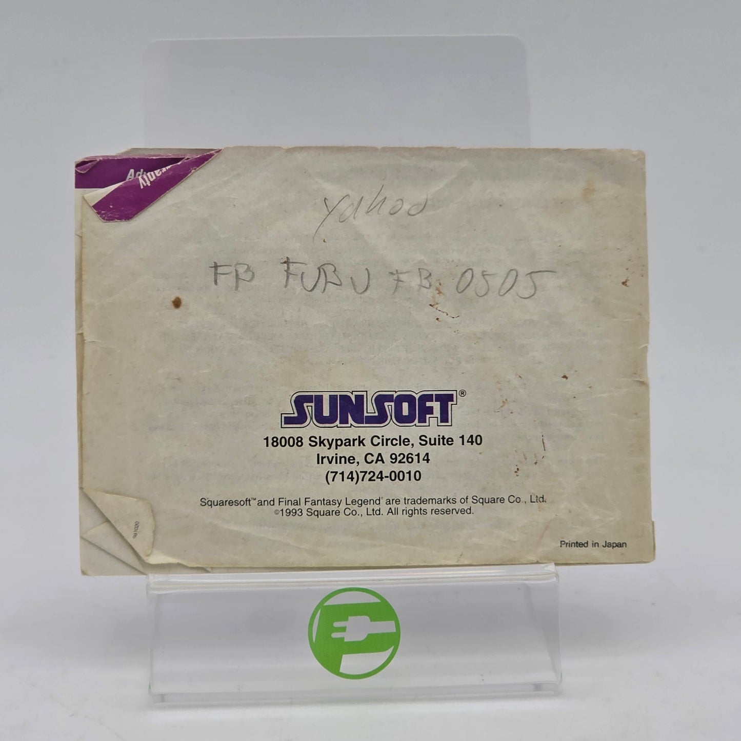 Final Fantasy Legend III (Nintendo GameBoy, 1993)