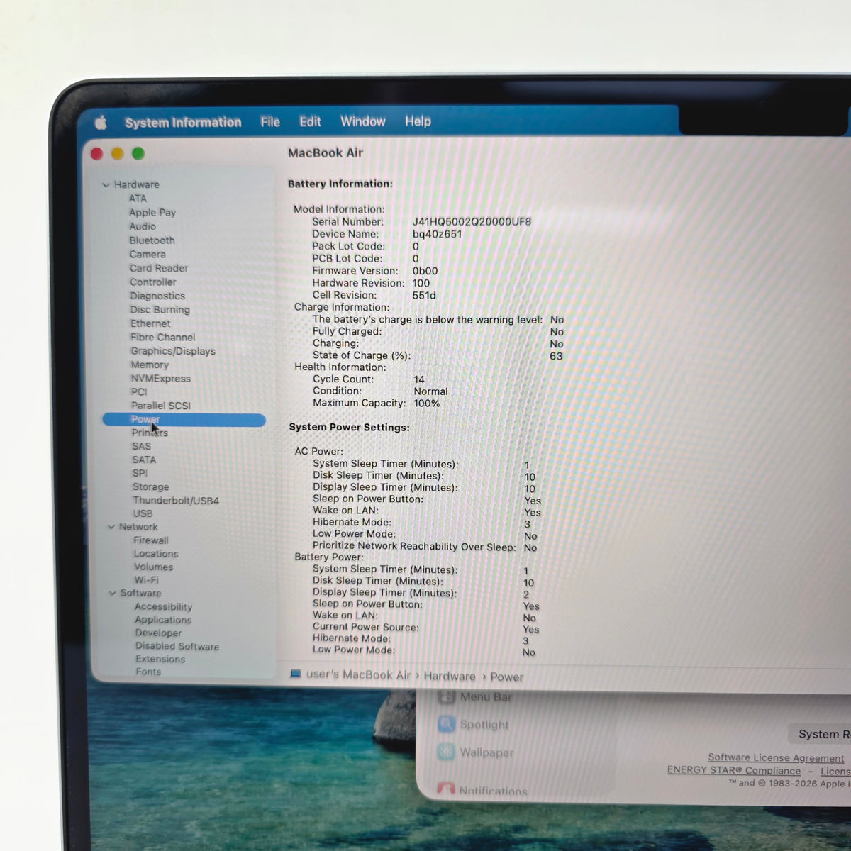 2025 Apple MacBook Air 13" M5 8C GPU 4.6GHz 16GB RAM 512GB SSD A3449