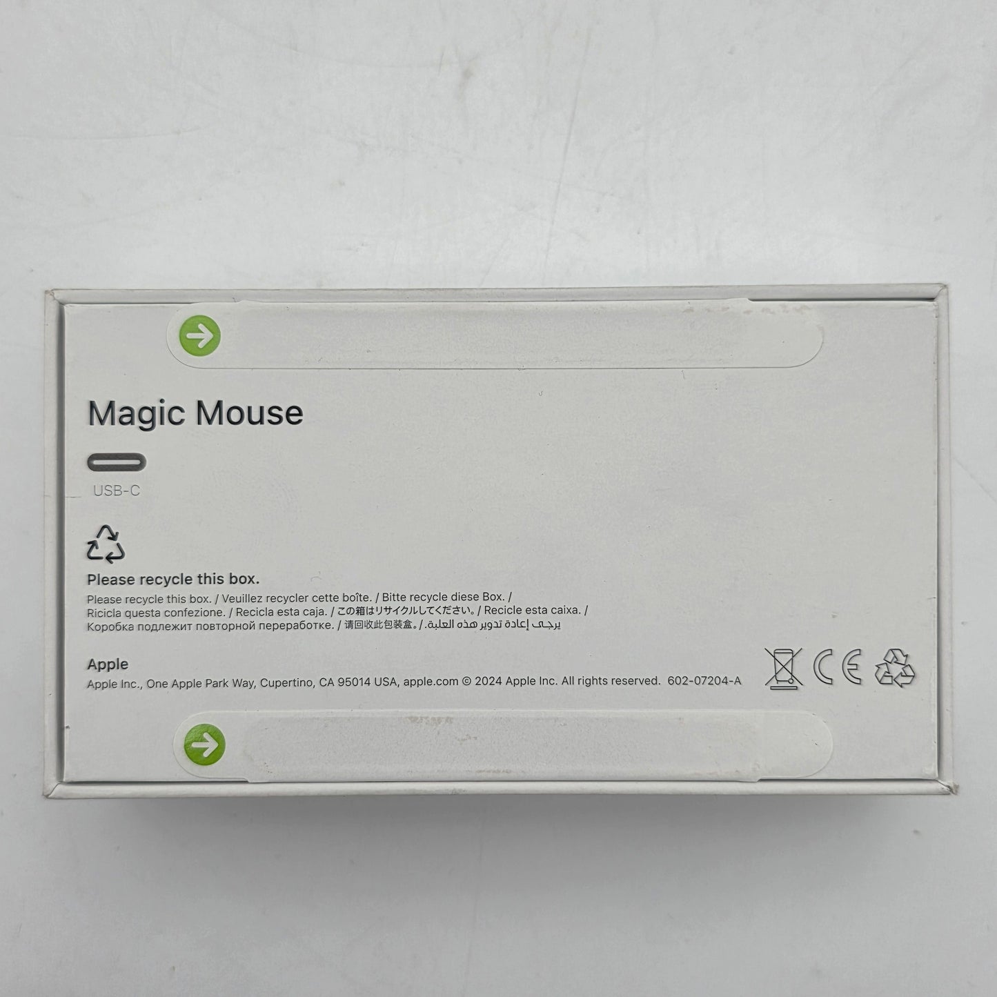 New Apple Magic Mouse (USB-C) A3204 White