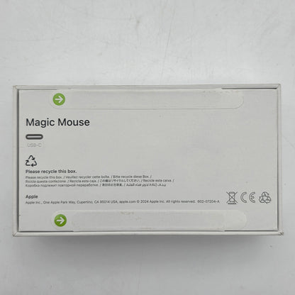 New Apple Magic Mouse (USB-C) A3204 White