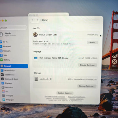 2021 Apple MacBook Pro 14" M1 Pro 16C GPU 3.2GHz 16GB RAM 1TB SSD MKGQ3LL/A