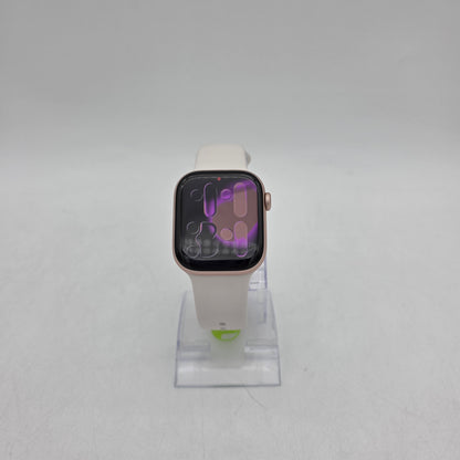 GPS Only APPLE Watch Series 11 42MM Black Aluminum Starlight Sport Band A3331