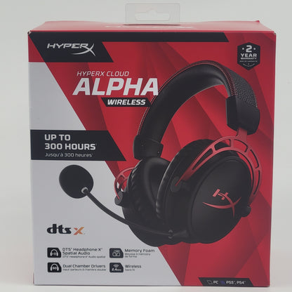 New Hyper X Cloud ALPHA Gaming Headset Black CA002