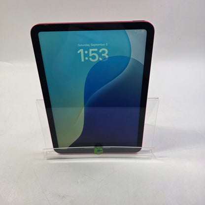WiFi Only Apple iPad 10th Gen 64GB Pink MPQ33LL/A
